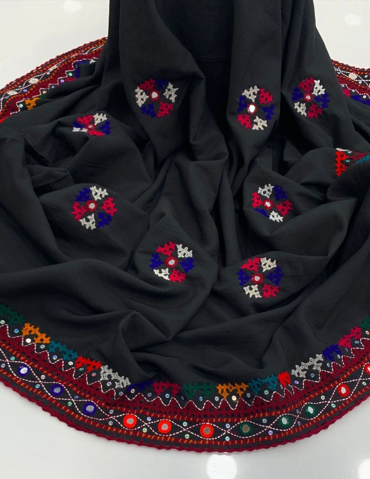 Swiss voil blochi chadar