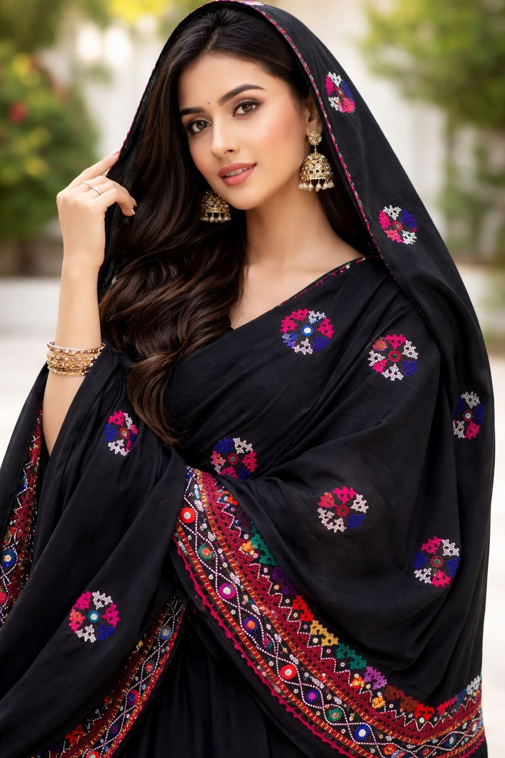 Swiss voil blochi chadar