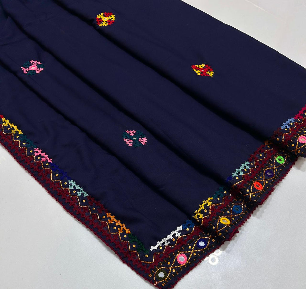 Swiss voil blochi chadar