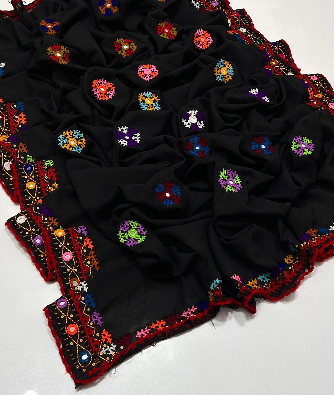 Swiss voil blochi chadar