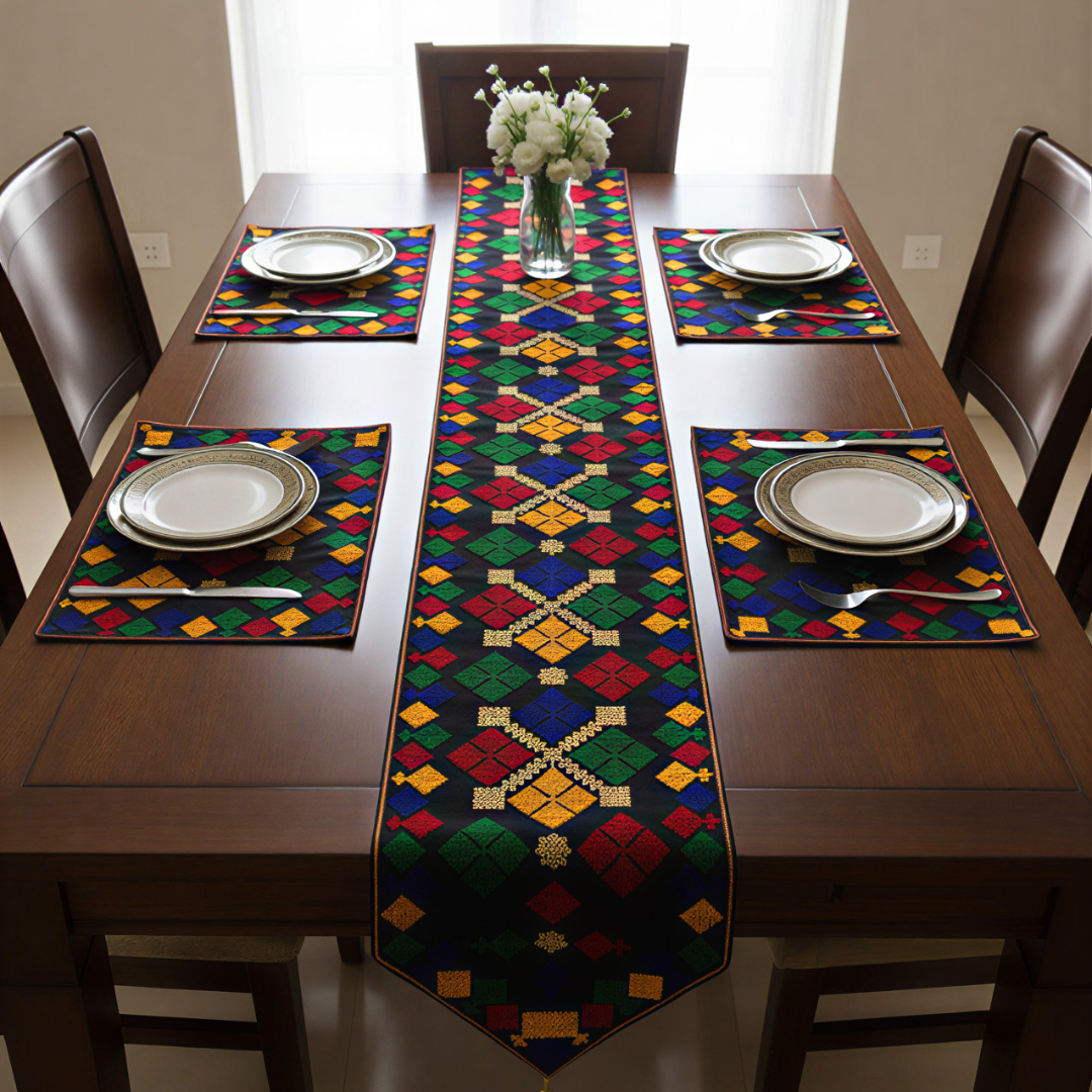 Multi Art Sitara Table Mat Set
