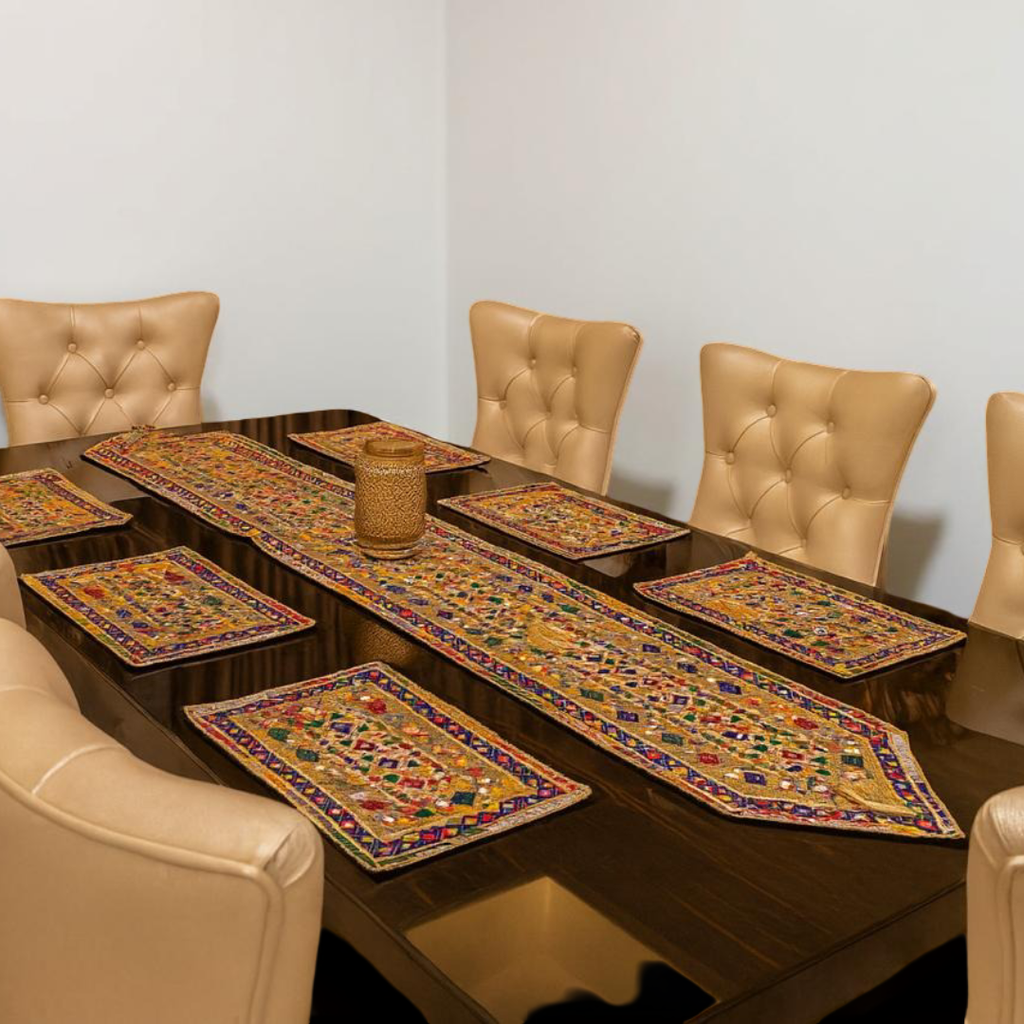 Multi Art Sitara Table Mat Set